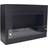 Cach Fires Nebraska Black Square Wall-mounted Bio Black