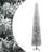 vidaXL Slim Artificial with Flocked Snow Christmas Tree