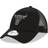 New Era Chicago Bulls Tonal Black A-Frame Trucker Cap
