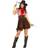 Fiestas Guirca Womens Western Cow Girl Costume Brown