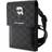 Karl Lagerfeld Saffiano Ikonik Monogram Universal Phone Pouch