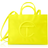 Telfar Medium Shopping Bag - Highlighter Yellow