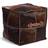 Natures Collection With Handle Brown Pouffe 82cm