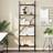 vidaXL 5-Tier Bookcase Smoked Oak 56 x 31.5 x 174 cm Book Shelf