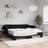 vidaXL Daybed Med Udtræk 90 x 200 cm Velour Sort Sofa 3 personers