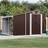 vidaXL Garden Shed Brown 277 x 279 x 179 cm