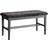 Oscarssons Möbel Cora Dark Grey Siddebænk 90x46cm