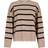 Neo Noir Shana Stripe Knit Blouse - Khaki