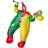 tectake Inflatable Unisex Clown Carnival Costume