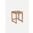 Frama Low 01 Stool Warm Brown Seating Stool