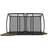 BERG Ultim Champion FlatGround Trampoline 500x300cm Grey + Safety Net DLX XL