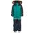 Didriksons Kid's Bjärven Coverall - Petrol Green (504966-H07)