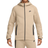 NIKE Men's Sportswear Tech Fleece Windrunner Full Zip Hoodie - Khaki/Black