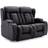 More4Homes Caesar Electric Black Sofa 207cm 2 Seater