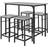SoBuy Home Kitchen Bordgruppe 60x100cm 5stk