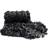 Mil-Tec Camo Systems Kamouflagenät 2,20 x 1,70 meter Black Camo, One Size