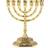 Branded Menorah 7 Branch Gold Advent Candle Holder