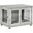 Pawhut D02-138V70GY Dog Crate Furniture Large 90x65cm