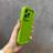 Shein Minimalist Thick Anti-Fall Green Phone Case