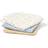 Kids Concept Muslin Blankets Set of 3 Blue