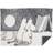 Klippan Yllefabrik Moomin Adventure Plaid 90x130 cm Black Blankets Black