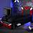 X-Rocker Cerberus Twist TV Gaming Bed - Single, Red