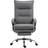 Vinsetto Microfibre Vibration Massage Office Chair with Heat, Footrest, Grey
