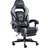 GTForce GTFORCE Turbo Reclining Leather Sports Racing Chair Grey