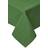 Homescapes Plain Cotton Dark Tablecloth Green