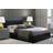 Home Treats King Single grey ottoman bed with lift up storage BAILEY