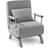 Makika Grey Armchair 83cm