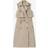 Burberry Mona Double-Breasted Cotton Blend Midi Dress - Beige