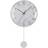 Versa Péndulo Metal Cristal Madera MDF 4.5 x 56 x 29 cm Reloj de pared