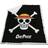 Toei Animation One Piece coral sherpa blanket Filt Svart (150x120cm)