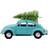House Doctor Xmas Car Light Blue Julepynt