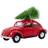 House Doctor Xmas Car Red Julepynt 8cm