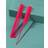 Shein Comb Set Includes 1pc Solid Color Tail Comb And Long Handle Comb Hair Brush