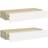 vidaXL 330264 Oak/White