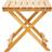 Premier Housewares Natural Finish Folding Table