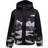 The North Face Junior Antora Rain Jacket - TNF Black Mountain Traverse Print (NF0A82ST-O31)