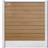 XL FENCE WPC Blokhus Komposithegn med Betonstolper 210cm – Brun