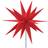 vidaXL Star with LED Red Julstjärna 58cm