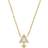 Emporio Armani Pendant Necklace - Gold/Transparent