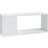 vidaXL Table Concrete White High Gloss Fernsehschrank 80x32cm