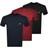 HUGO BOSS Bodywear Cotton T-shirts 3-pack - Burgundy/Navy/Black