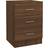 vidaXL 38x35x56cm Brown Oak Bedside Table 35x38cm