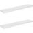 vidaXL 323758 High Gloss White Wall Shelf 120cm 2pcs