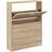 vidaXL 59x17x81cm Oak Skostativ 59x81cm