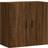 vidaXL 60x31x60cm Brown Oak Wall Cabinet 60x60cm