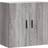 vidaXL 60x31x60cm Grey Sonoma Wall Cabinet 60x60cm